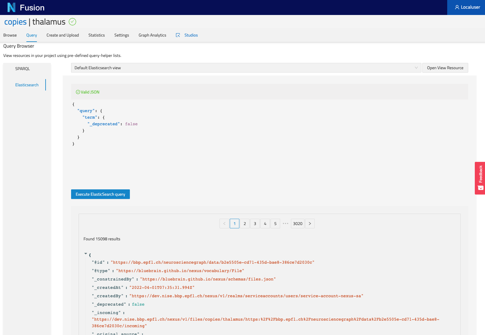 Query Elasticsearch