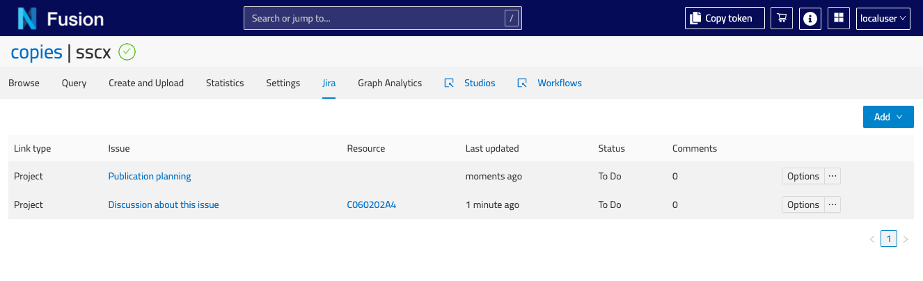 Jira Project plugin